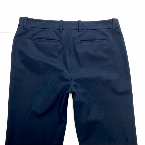 Lafayette 148 New York Manhattan Slim Ankle Pants in Navy Blue - Picture 5 of 8